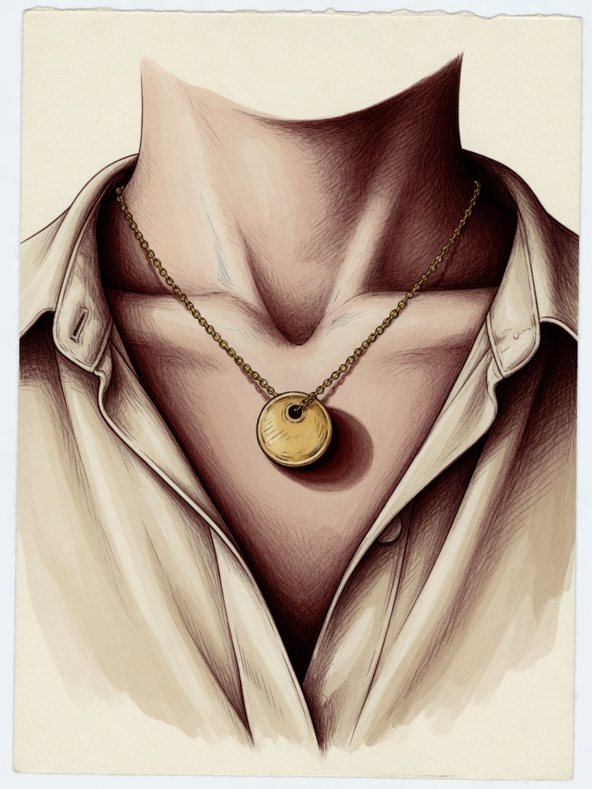 Necklace loop magnet