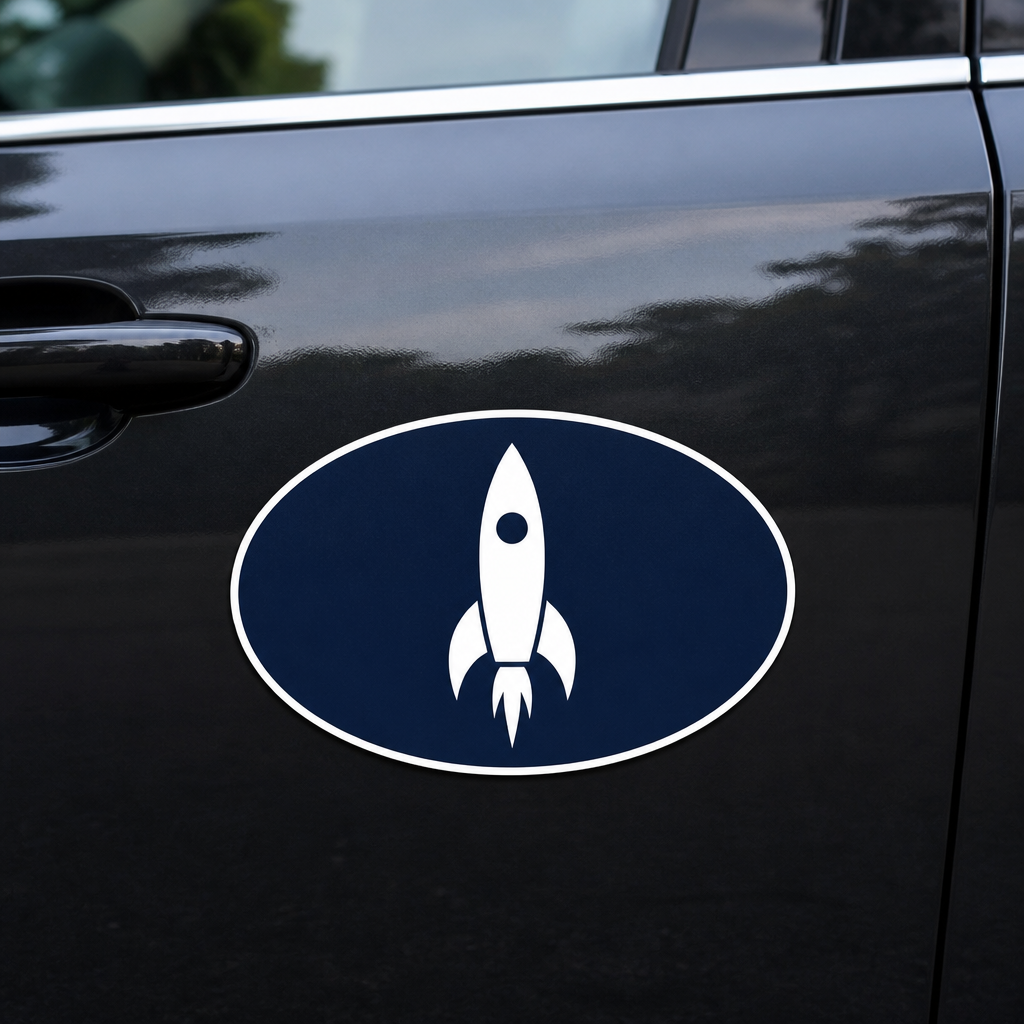 Kennedy Space Center car magnet
